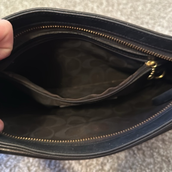 Vintage Coach Penelope Black Leather Shoulder Bag Purse AS IS - Picture 13 of 16